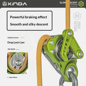Xinda Troisième Génération <span class=keywords><strong>Série</strong></span> H H5 Descender – Équipement de Protection pour Travaux en Hauteur et Descente Rapide en Extérieur avec Anti-panique et Retardeur - Product Image 4