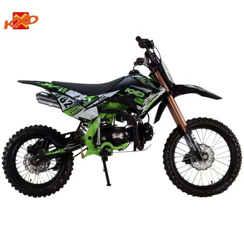 KXD609ダートバイク125CC kich start 4 speed for adult manual clutch KXDバイクピットバイク工場直販格安価格