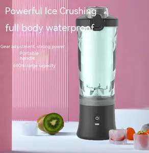 Large Capacity Portable Wireless Electric Juicer Type-C Rechargeable Waterproof Juice Maker for Fruit & Vegetable Tools