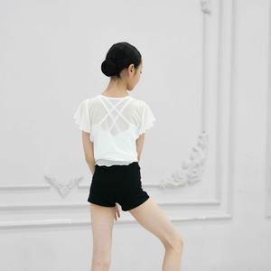 Enfants <span class=keywords><strong>classique</strong></span> <span class=keywords><strong>danse</strong></span> <span class=keywords><strong>tenue</strong></span> été enfants <span class=keywords><strong>danse</strong></span> Blouse blanc formation Dancewear filles chemises exercice Ballet Wrap Blouse - Product Image 6