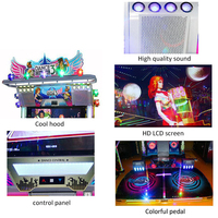 Machine de jeu vidéo de danse à pièces, simulateur d'amusement, arcade, musique, danse