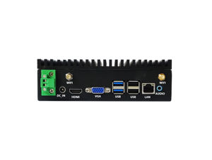 كمبيوتر صناعي بدون مروحة من ELSKY مع منفذي شبكة و6 منافذ USB يدعم معالجات J1800 وJ1900 وJ4125 كمبيوتر مصغر - Product Image 3