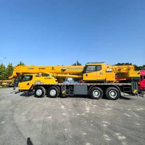 For QY60KC 60 Ton Mobile <b>Crane</b> Truck Yellow Hydraulic PLC Controlled Gearbox Lifting Equipment - Product Image 6