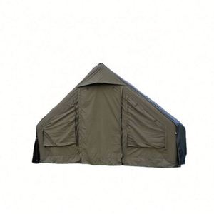 Tente de camping gonflable multi-personnes verte, imperméable, pour voyages, fêtes, camping en plein air, maison de camping - Product Image 5