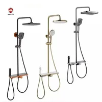 2025 robinets de douche à main haute praticité pulvérisateur en laiton massif colonne attachée salle de bain douche