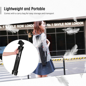 <span class=keywords><strong>Mejor</strong></span> calidad WT3730 Cámara trípode ligero cámara de fotografía Telescopio del teléfono móvil trípode con clip de teléfono con caja de venta al por menor - Product Image 2
