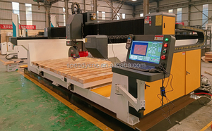 Trung Quốc 4 + 1 trục CNC đá cắt Saw Giảm giá Lớn CNC 5 trục cầu cắt Saw máy cho đá Granite đá cẩm thạch thạch thạch anh đá slab - Product Image 2