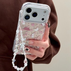 Funda para teléfono móvil TPU con patrón de papel de estaño y Flor de conejito de dibujos animados para mujer Compatible IPhone17promax IPhone16 IPhone15 <span class=keywords><strong>nuevo</strong></span> estilo - Product Image 2