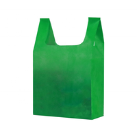 Sac fourre-tout promotionnel personnalisé, réutilisable, non tissé, recyclable, biodégradable, capacité de charge de 10 kg, style pliable