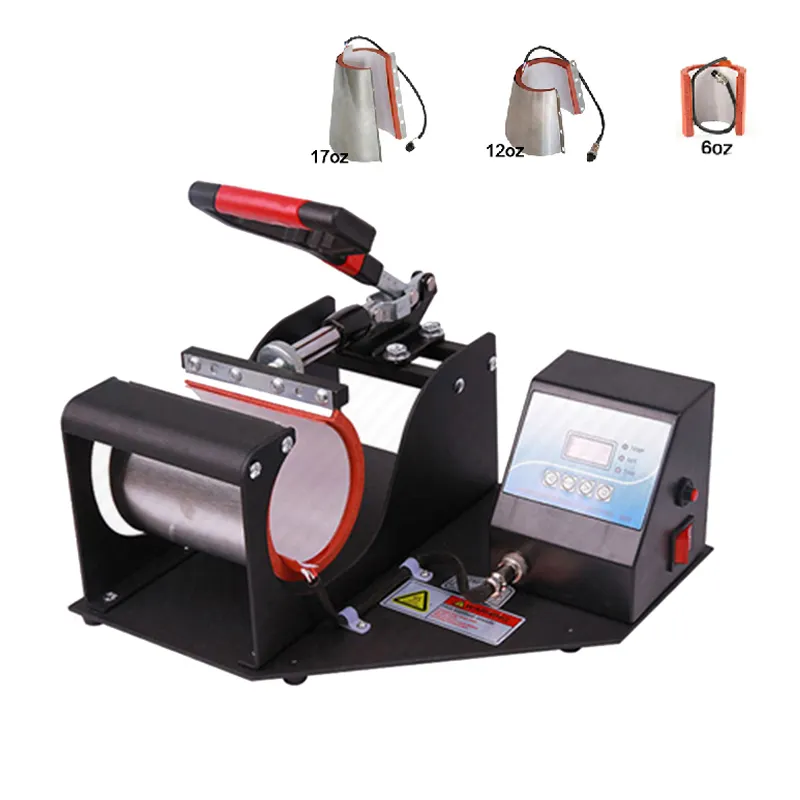 4 En 1 taza de prensa de la máquina de la sublimación de transferencia de calor de la impresora de la taza máquina de impresión para taza 6/11/12/17OZ