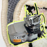 Machine à coudre pour bordures de tapis XD-2502-TA, 2 fils, tête à poteaux, outil de surjeteage pour tapis, pour la fabrication de tapis tuftés DIY