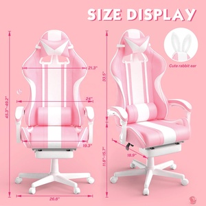 Muestra gratis precio barato bebé rosa sillas de juegos <span class=keywords><strong>para</strong></span> adultos carreras PC <span class=keywords><strong>Gamer</strong></span> silla masaje Lindo juego Silla de <span class=keywords><strong>escritorio</strong></span> <span class=keywords><strong>para</strong></span> las <span class=keywords><strong>niñas</strong></span> - Product Image 2