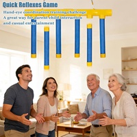 Jeu de bâtonnets EPT Reflex Drop - Entraînement de la vitesse de réaction et défi de rapidité des mains, vitesse réglable, PVC, pour les enfants de 3 ans et plus