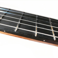Gitar Klasik Crossover Hollow Kayu Solid Senar Nilon Bodi Tipis Gitar Elektro-Klasik Portabel & Ringan