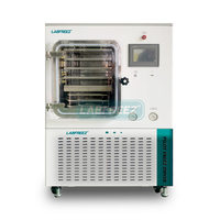 Lyophilisateur automatique à vide pilote pour échantillons biologiques alimentaires, fruits, polypeptides, probiotiques, vaccins, norme GMP, 5 à 7,5 kg