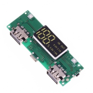 Module de charge à affichage numérique pour batterie au lithium 18650 avec double sortie USB 5V2.4A 2A 1A et module de suralimentation - Product Image 4