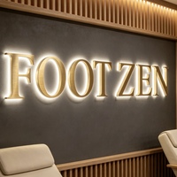 Letrero con Retroiluminación LED de Nuevo Diseño, Logotipo Comercial Personalizado, Letras de Canal 3D para Publicidad, Letrero con Logotipo Retroiluminado LED, Letrero Retroiluminado de Metal