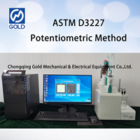 Analyseur de mercaptane par méthode potentiométrique ASTM D3227 Analyseur de mercaptane