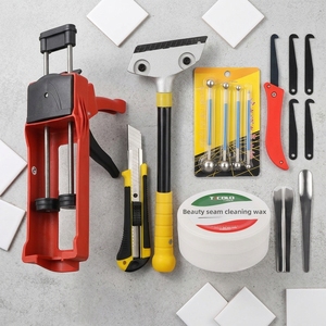 <span class=keywords><strong>Kit</strong></span> d'outils <span class=keywords><strong>professionnel</strong></span> pour le <span class=keywords><strong>nettoyage</strong></span> des joints de <span class=keywords><strong>carrelage</strong></span>, pistolet à mastic économe en travail, modèle GJ - Product Image 1
