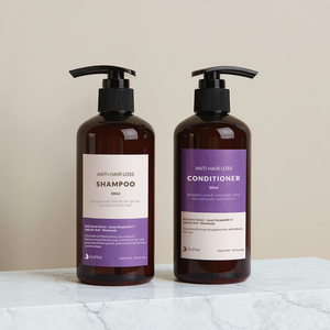 แชมพูป้องกันการหลุดร่วงของเส้นผมสูตรทำให้ผมหนาขึ้นสำหรับการบำรุงผมและหนังศีรษะฉลากตามต้องการ - Product Image 4