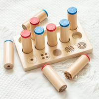 Jouets éducatifs sensoriels en bois Weixuan pour l'intégration sensorielle, 5-7 ans, entraînement cognitif, auditif et tactile, éducation précoce