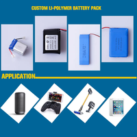 Batería de Polímero de Litio de Larga Duración 2S 3S 7.4V 400mAh con Placa de Protección PCM Integrada para Dispositivos Electrónicos Portátiles