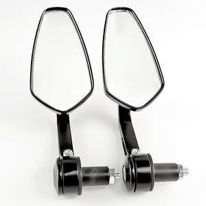 Espejos Retrovisores para Motocicleta Qiangye, de Aleación de Aluminio, Forma de Diamante, Plegables, con Protección de Seguridad - Product Image 1