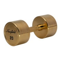 2.5-50kg haltères en acier chromé de qualité commerciale or titane galvanisé ensemble pour la maison Gym Fitness Pilates musculation