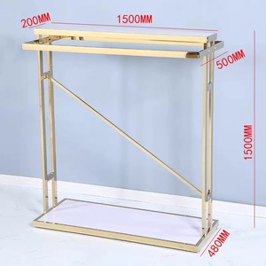 Hiện đại thép không gỉ kim loại quần áo GIá hỗ trợ cửa hàng hiển thị kệ cho quần áo - Product Image 1