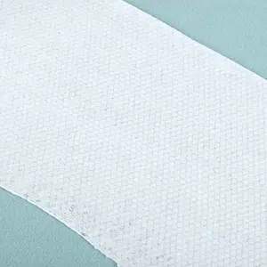 Atacado de tecido não tecido 100% viscose spunlaced para lenços umedecidos de alta qualidade