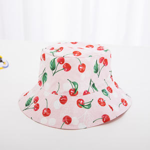 गर्म बेच बिना आस्तीन के साथ चेरी पैटर्न बच्चे लड़की बच्चे तैरना सूट 2 टुकड़ा सूरज टोपी और गीला बैग - Product Image 4