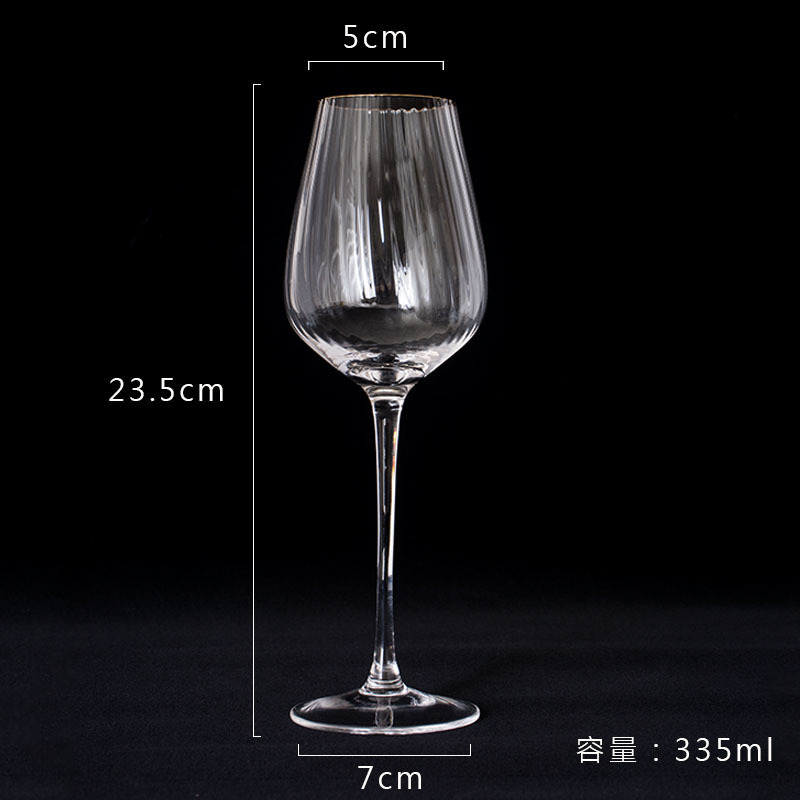 Bicchiere da vino rosso piccolo (335 ml) trasparente