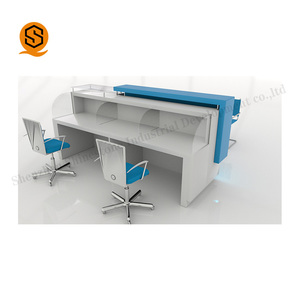 Acrylic Stone Thiết Kế Hiện Đại Quầy Lễ Tân Trong Khách Sạn, Mặt Bàn Tiếp Tân Mặt Cứng - Product Image 6
