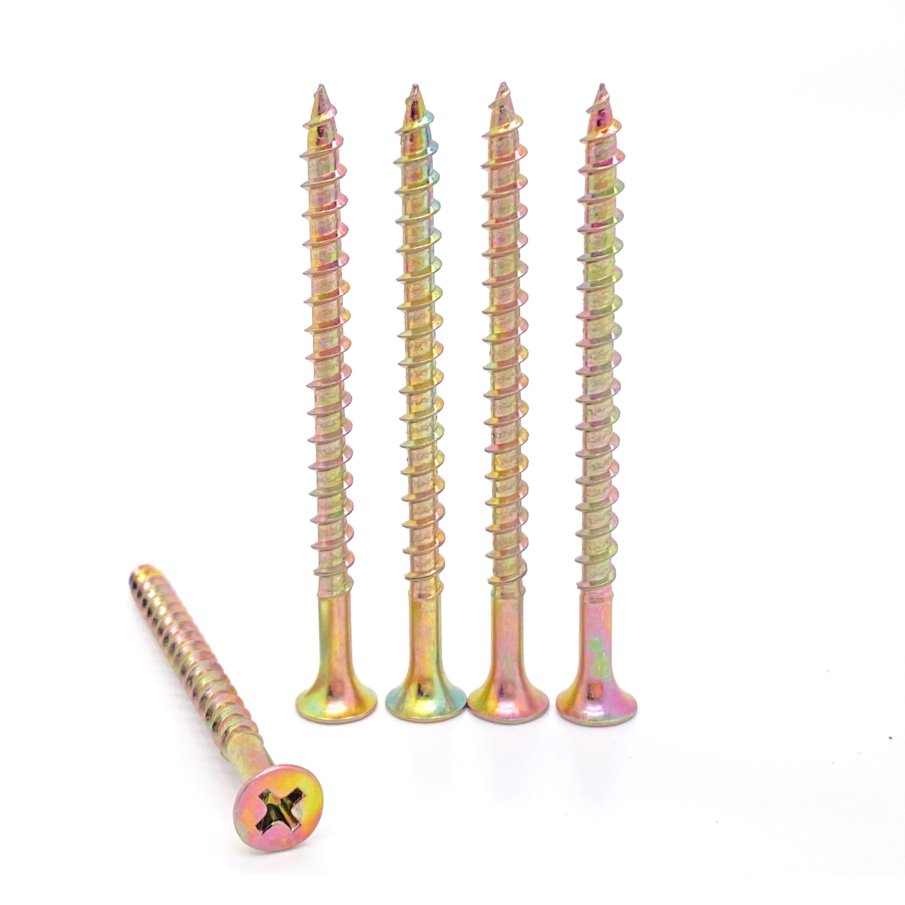 Screws / Timber Screws High Quality Wood Heat Treatment Pan Zinc Plated Chipboard Screw