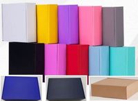 Boîte cadeau noire mate de luxe, boîte d'emballage rigide avec logo personnalisé pour les entreprises, les mariages, les cadeaux d'entreprise, boîte d'expédition