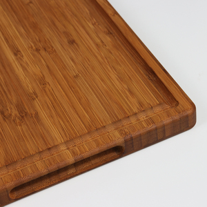 Planche à découper en bambou en vrac, durable, carbonisée, pour charcuterie, fromage, viande, <span class=keywords><strong>pain</strong></span>, planche à découper pour cuisine, barbecue, grill - Product Image 3