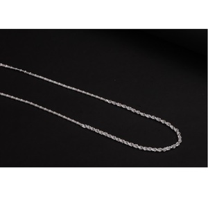 สร้อยคอเงินแท้ 64% พรีเมียม ดีไซน์ชุบโรเดียม SATVA SILVER สำหรับทุกเพศ - Product Image 1