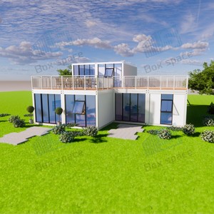 Boxspace <span class=keywords><strong>Casa</strong></span> Modular Prefabricada, Casas Contenedor de 3 Habitaciones, Maison Conteneur Modulable, Casas Prefabricadas <span class=keywords><strong>México</strong></span> - Product Image 3