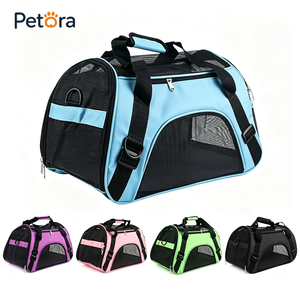 Transportadora de Mascotas Petora, Resistente, de Lados Blandos, Aprobada por Aerolíneas, Lavable, Ventilada, de Malla, para Viajes de Gatos y Perros en Cabina de <span class=keywords><strong>Avión</strong></span> - Product Image 2