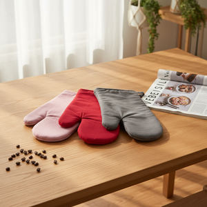 Maniques de four personnalisées avec logo par sublimation, en tissu polyester résistant à la chaleur, pour la protection du four - Product Image 5