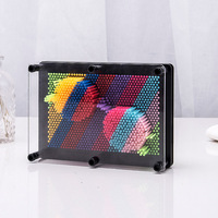 Pin Art Hand-Mould 3D Farbe Lustige Finger abdruck DIY Spielzeug Kreative Tischs piel Geschenke