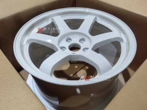 <span class=keywords><strong>ล้อ</strong></span>แม็กซ์ MN Forged 5x120 5x114.3 <span class=keywords><strong>สี</strong></span><span class=keywords><strong>ขาว</strong></span> Volk Racing <span class=keywords><strong>Te37</strong></span> สำหรับ M340i F80 E92 M3 F82 M4 Tesla Model S Jdm - Product Image 3