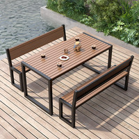 Ensemble table et chaises de balcon en fer forgé, moderne et simple, résistant à l'eau et aux UV, multifonctionnel, pour jardin et loisirs