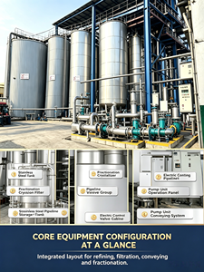 Planta de Refinación y Fraccionamiento de Aceite de Palma de 100 Toneladas por Día, Máquina Automática de Refinación de CPO, Línea de Producción de Aceite de Palma Comestible para Mal - Product Image 4