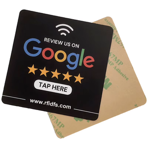 <span class=keywords><strong>Google</strong></span> Review etiqueta NFC etiqueta Social Media placa pestaña Tiktok Facebook QR código tarjeta de regalo jugar <span class=keywords><strong>Google</strong></span> Review stickers - Product Image 2
