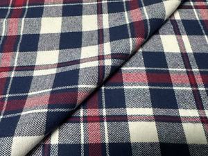 All'ingrosso tessuto di flanella in cotone 100% leggero in saia tinto per camicie Casual-per ragazzi e ragazze - Product Image 3