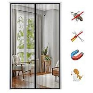 <span class=keywords><strong>Moustiquaire</strong></span> de <span class=keywords><strong>porte</strong></span> en fibre de verre à fermeture automatique, silencieuse et magnétique, en polyester, au design moderne, anti-insectes - Product Image 3