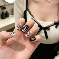 Autocollants pour ongles Halloween Horror Dark Gothic, nouvelle arrivée, décorations pour ongles, autocollants adhésifs pour ongles, vente en gros d'usine