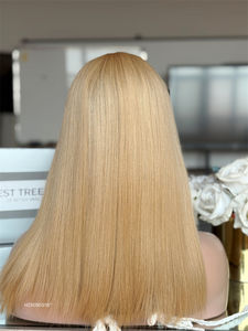Couleur claire Juif Casher Brésilien Remy Cheveux Perruque Haute Densité Partie Moyenne Expédition Rapide pour Perte De Cheveux Femmes - Product Image 4