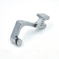 Pied de fermeture éclair invisible simple face T168 pour machine à coudre standard
